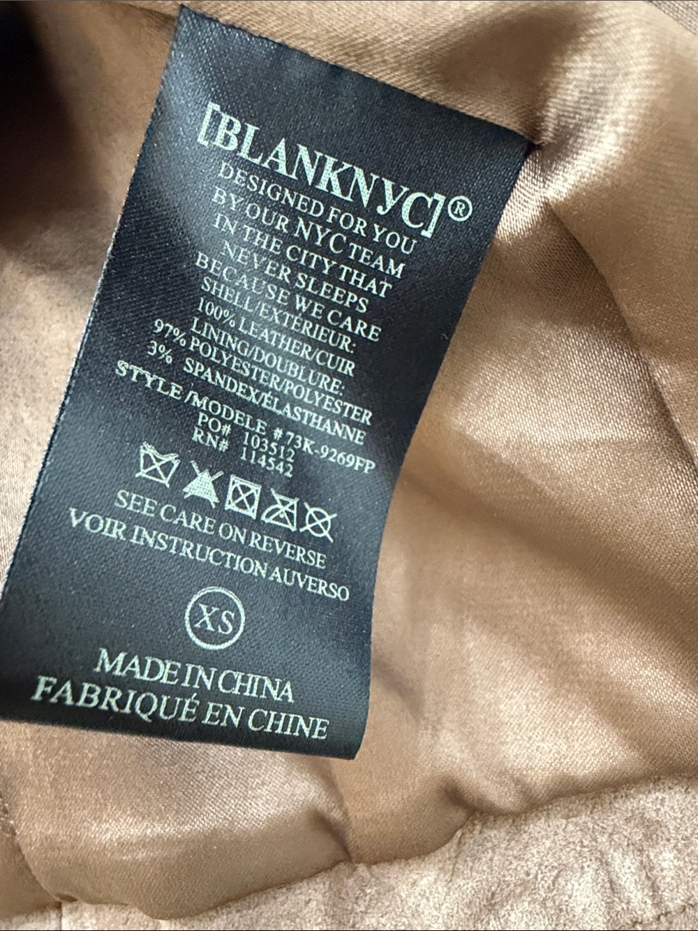 Blank NYC Brown Suede Moto Jacket - Picture 4 of 6